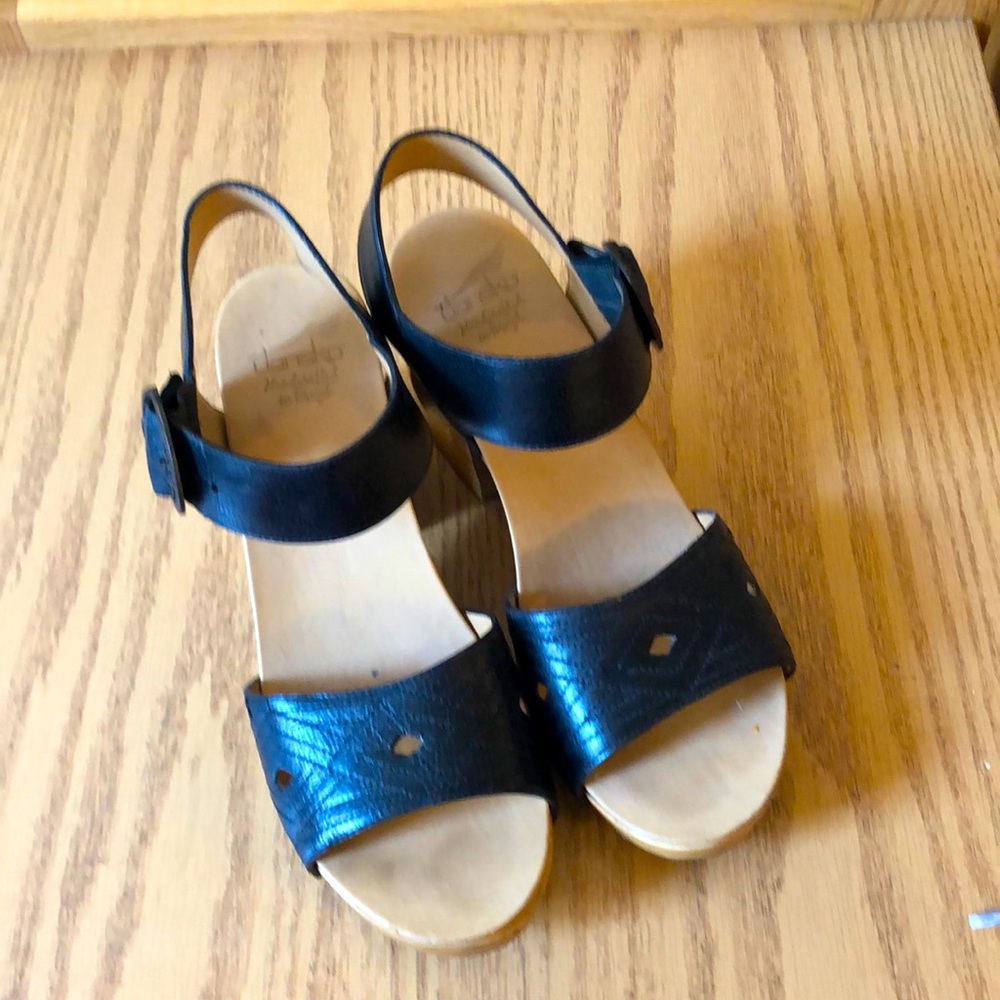 Dansko Wooden-Sole Clogs 42